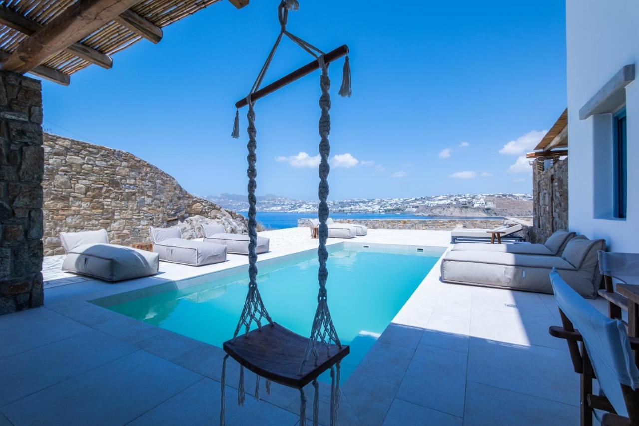 Lilly Villa By Bestofmikonos Ornos  Luaran gambar