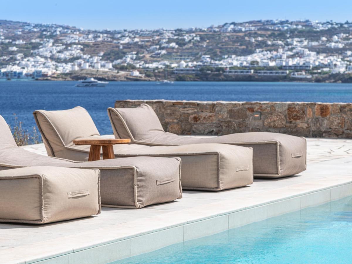 Lilly Villa By Bestofmikonos Ornos  Luaran gambar